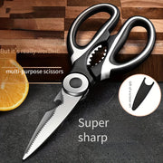 Multi-Functional Kitchen Scissors Stainless Steel Food Fish Meat Cutting