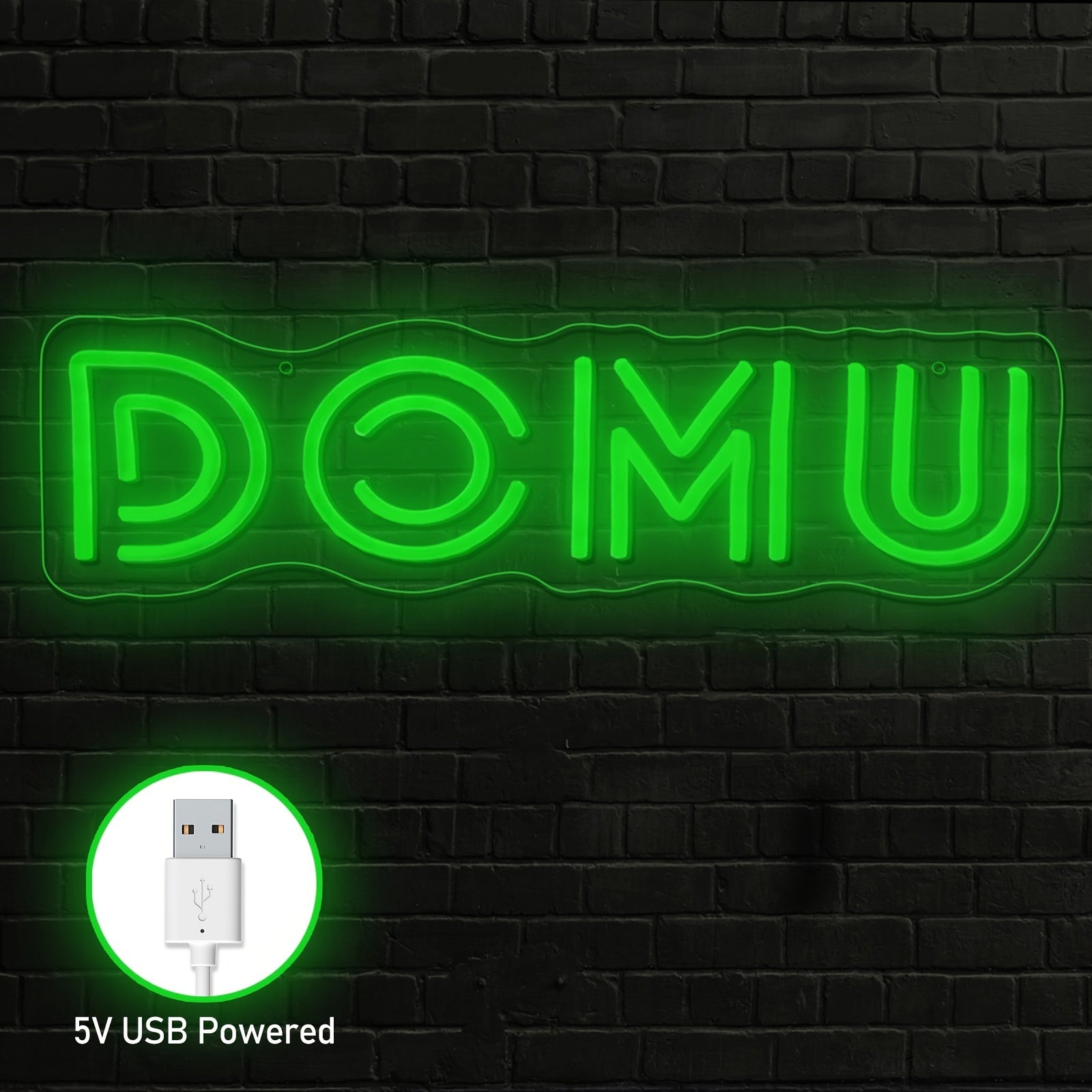 Customizable USB-Powered LED Neon Wall Decor for Weddings Birthdays Home Office Outdoor