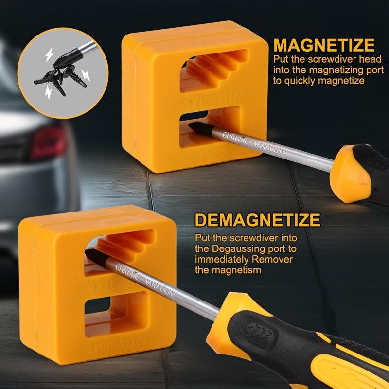 Professional Magnitli vint vintlari to'plami, massaj tutqichli, tekis bosh, Phillips, Torx