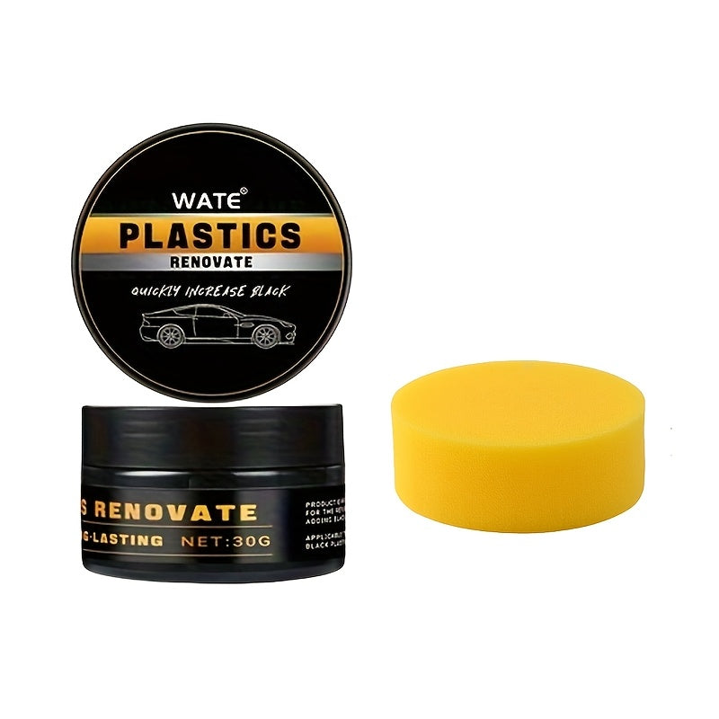 Auto Plastic Restoration Wax Crystal Clear Coating for Interior and Exterior