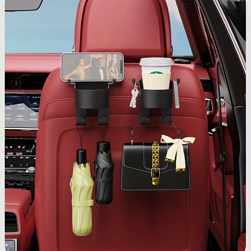 Universal avtomobil o'rindig'i uchun qulf, mustahkam ABS, suv idishi va kichik buyumlar uchun tashkil etuvchi