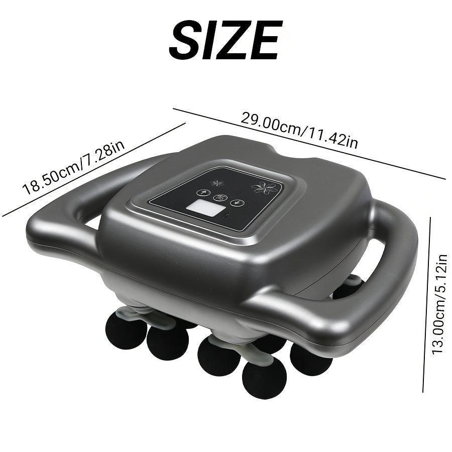 Myofascial Massage Gun with 16 Heads Portable Rechargeable Body Muscle Massager