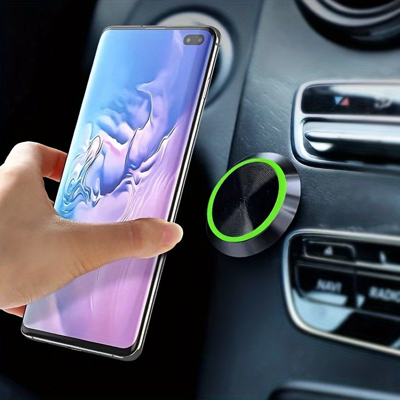 Mini magnitli metall telefon uchun tutqich, avtomobil navigatsiyasi uchun | Yopishqoq panelga o'rnatish