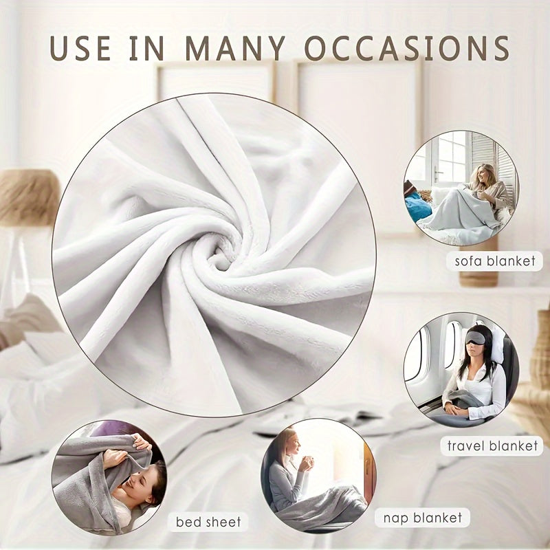 Custom Nana Love Letter Flannel Throw Blanket Stain-Resistant All-Season Woven Polyester