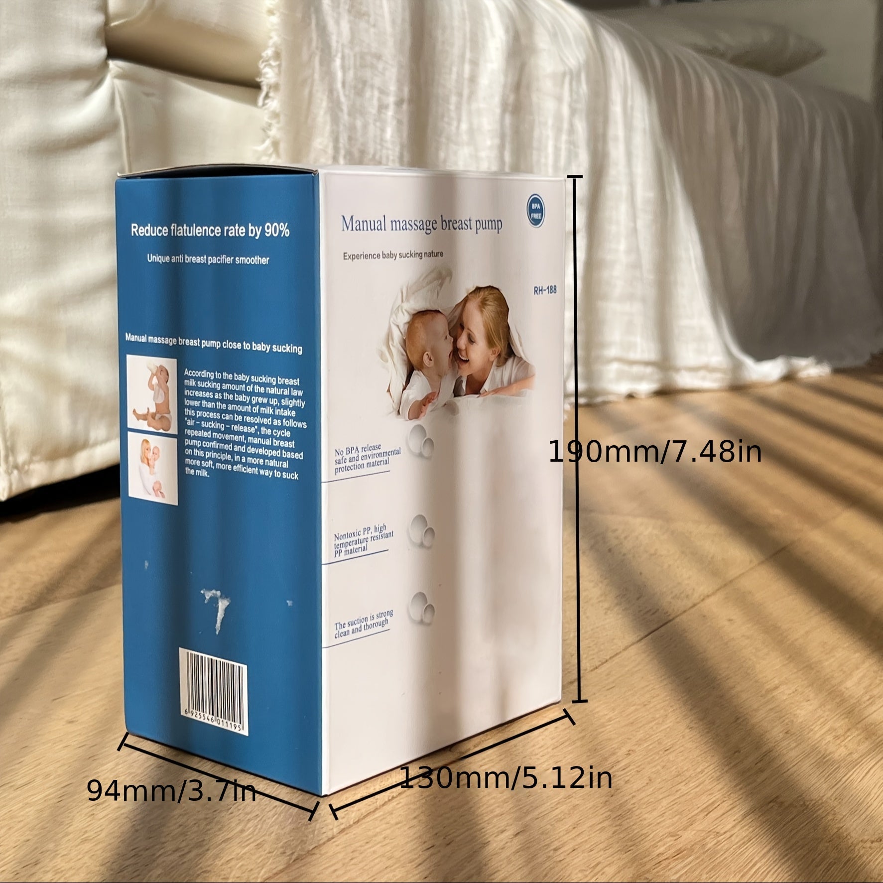 Bomba de leche para mujeres embarazadas y en postpartum, extracción de leche con succión fuerte, apoyo a la lactancia