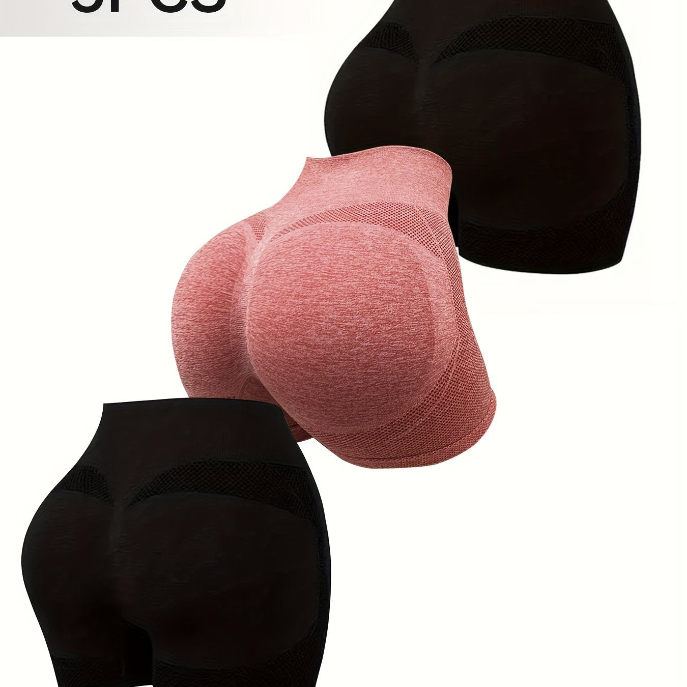 Women's High-Waisted Compression Leggings Set for Sports Fitness with Side Stripe and High Support