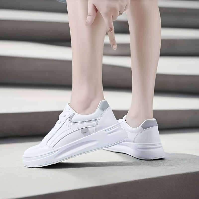 Women's Breathable Low-Top Sneakers Casual Running Gym Skateboarding Durable PVC EVA