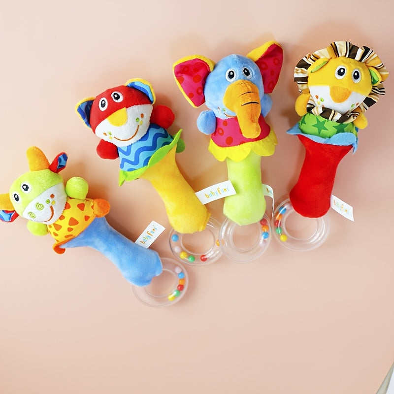 Baby Toy Handheld Shaking Bell Plush Toy for Infants and Toddlers