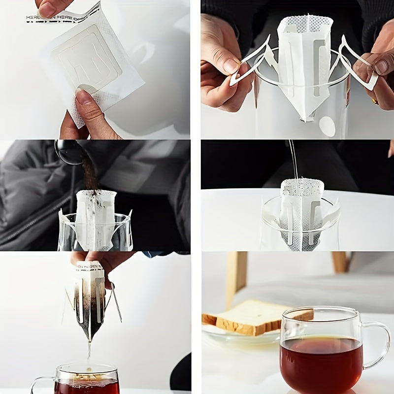 Disposable Coffee Filters 25/50/100pcs 7.5cm x 9cm Single Serve Paper Bags