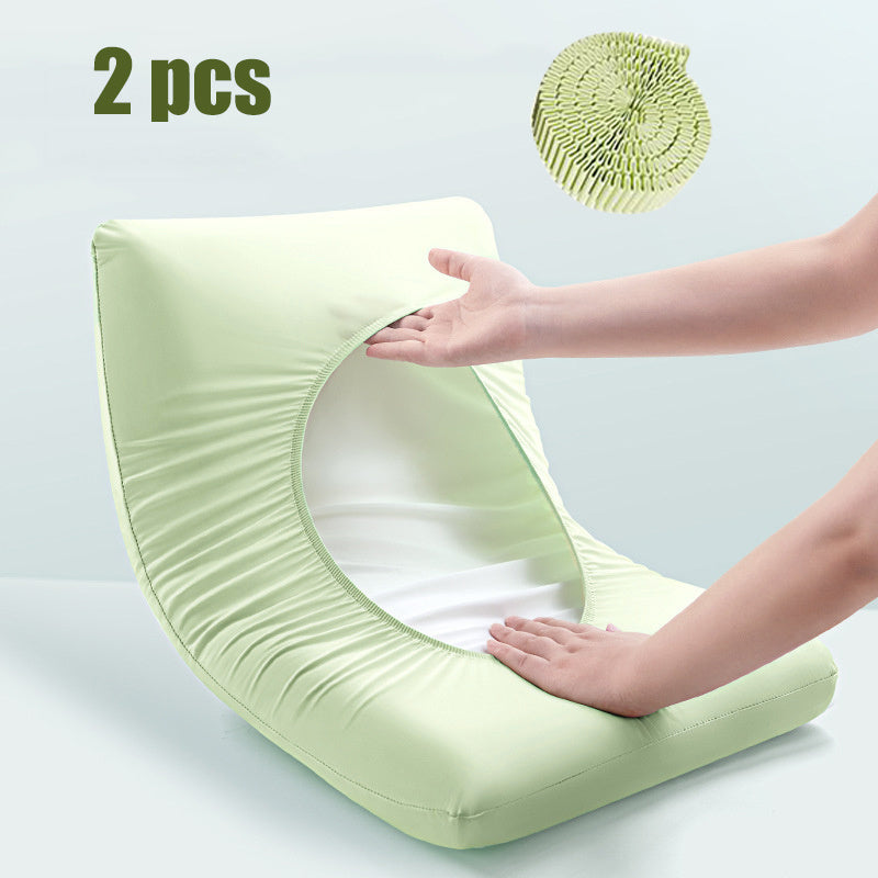 Disposable Pillowcases Set of 2 Light Purple Breathable Non-Woven 80cm x 50cm