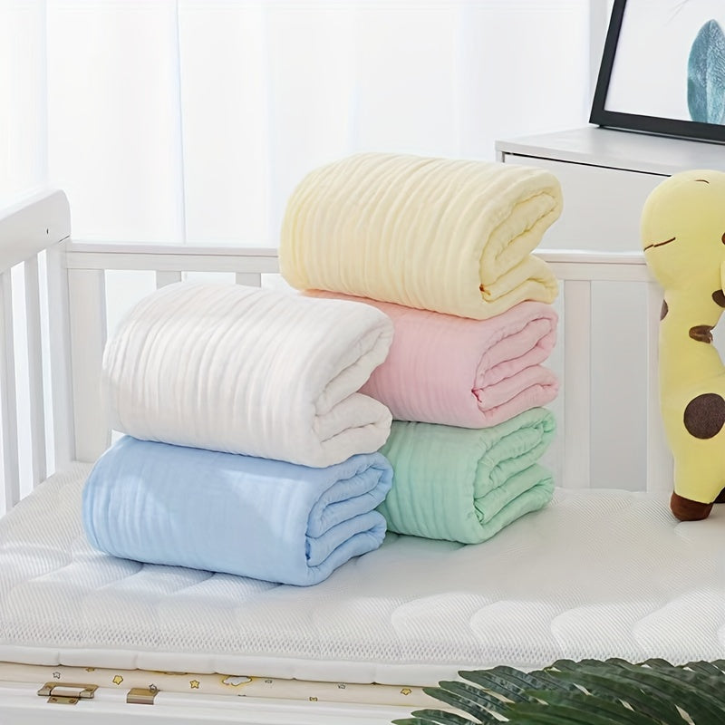 Yumshoq, so‘ruvchi 100% paxta ko‘rpa va hammom sochiq bolalar uchun pastel ranglarda (104.14x104.14 sm). Mashinada yuvish mumkin, yili davomida o‘g‘il va qizlar uchun mukammal.