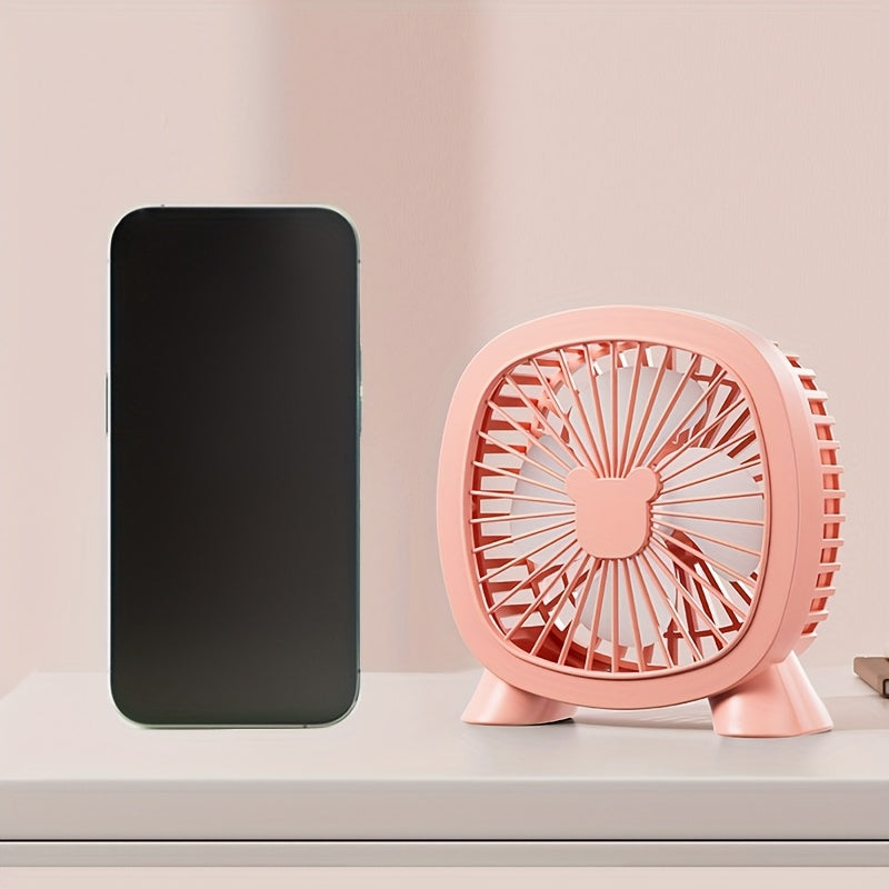 Портативный мини-вентилятор Teal с USB-питанием для охлаждения и комфорта.