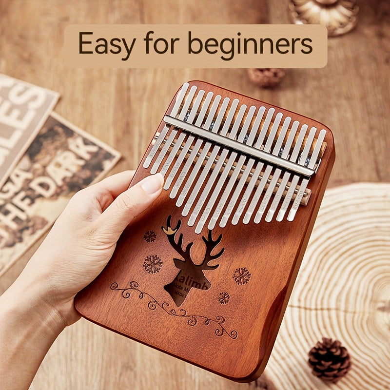 17-Key Multicolor Kalimba Thumb Piano for Beginners for Girls