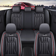 Car Seat Covers And Floor Mats Full Set Blue Gray Wear-Resistant Non-Slip