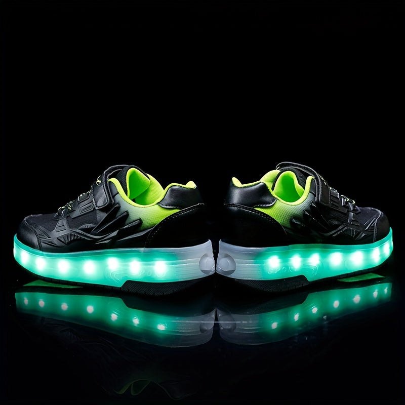 Patines de malla para niños con ruedas que iluminan, características retráctiles, para todas las estaciones