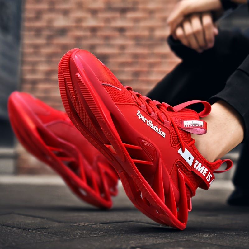 Zapatillas de punto tejidas transpirables para hombre, antideslizantes, duraderas y para exteriores