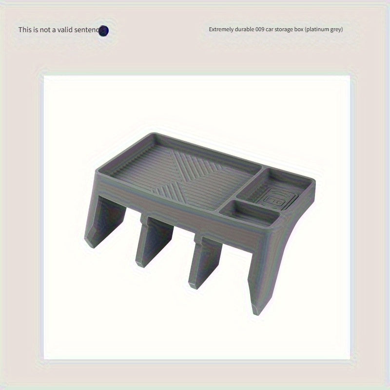 Silicone Car Console Organizer for Behind Infotainment Screen Odorless Scratch-Resistant