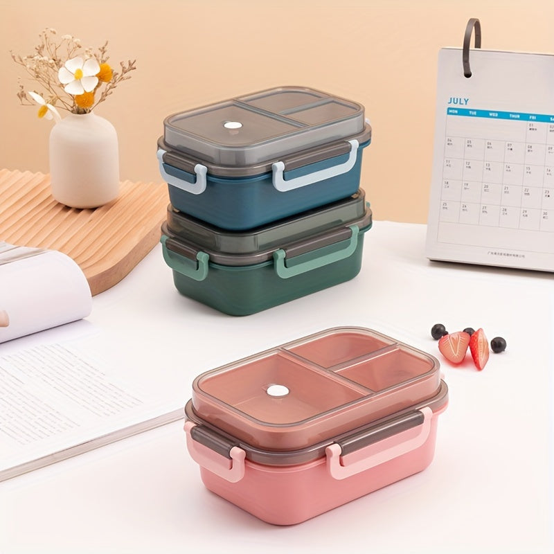 High Quality Food Grade PP Lunch Box with Two Compartments, Microwaveable, Portable