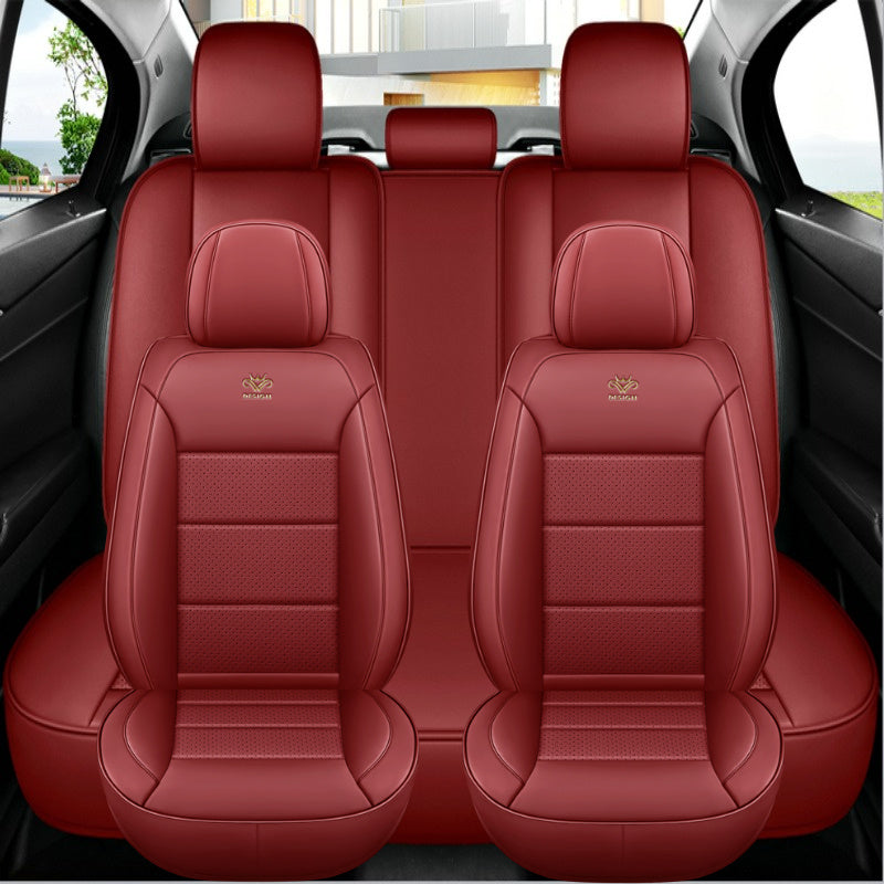 Universal Car Seat Covers Fit 5-Seater Vehicles Durable Easy Maintenance