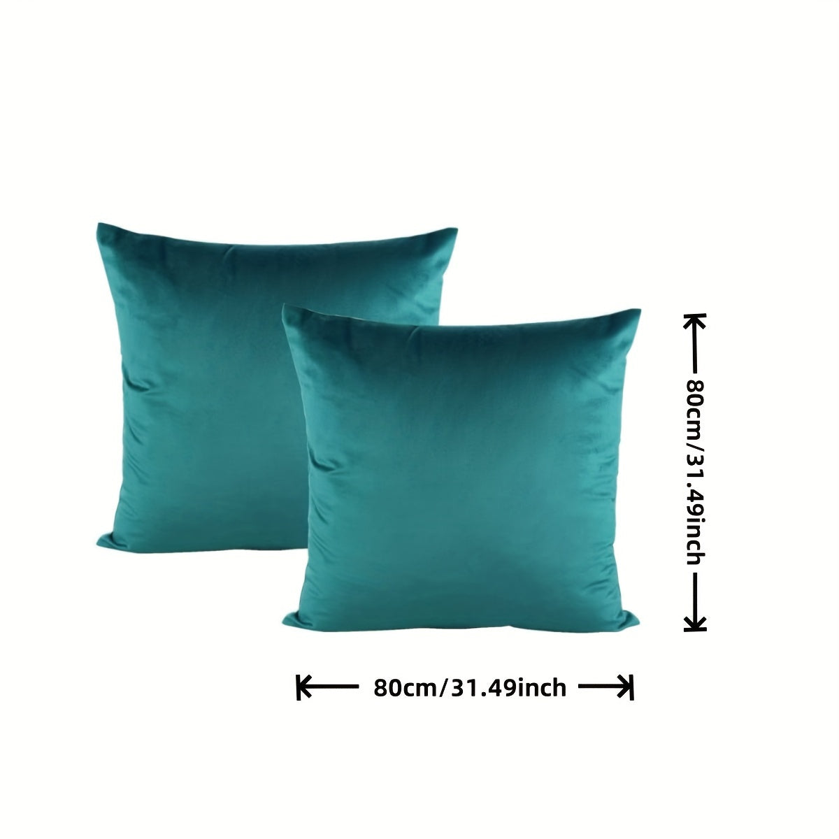 Set of 2 Satin Pillowcases in Multiple Colors Soft Airy Envelope Closure