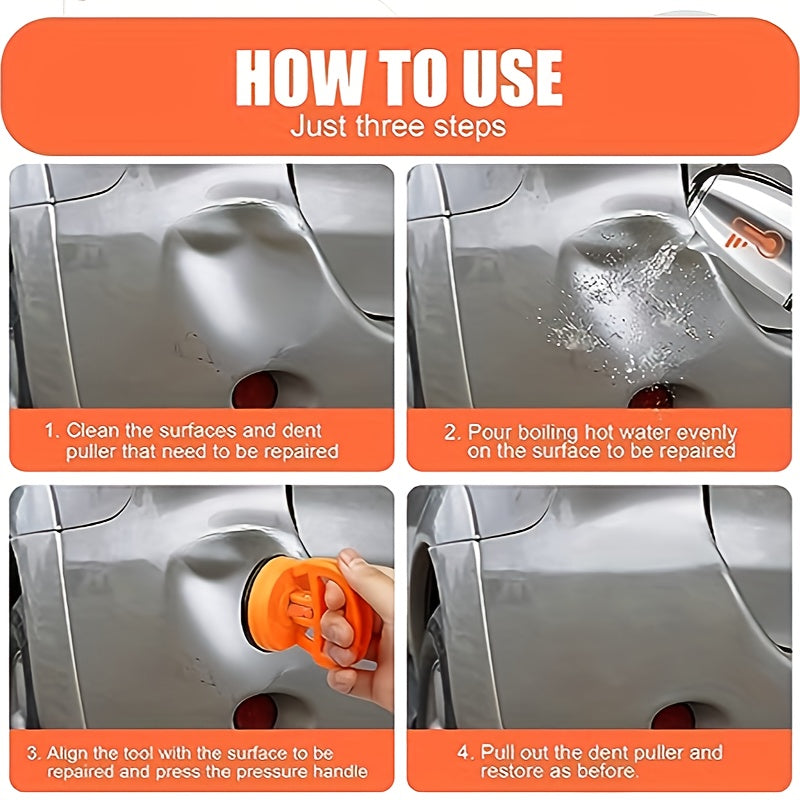 Набор для удаления царапин с автомобиля с ручкой-подъемником и присоской, ремонт без покраски