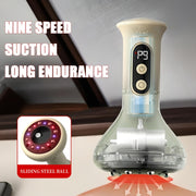 9-Speed USB Rechargeable Massage Device for Muscle Relaxation and Cupping Therapy