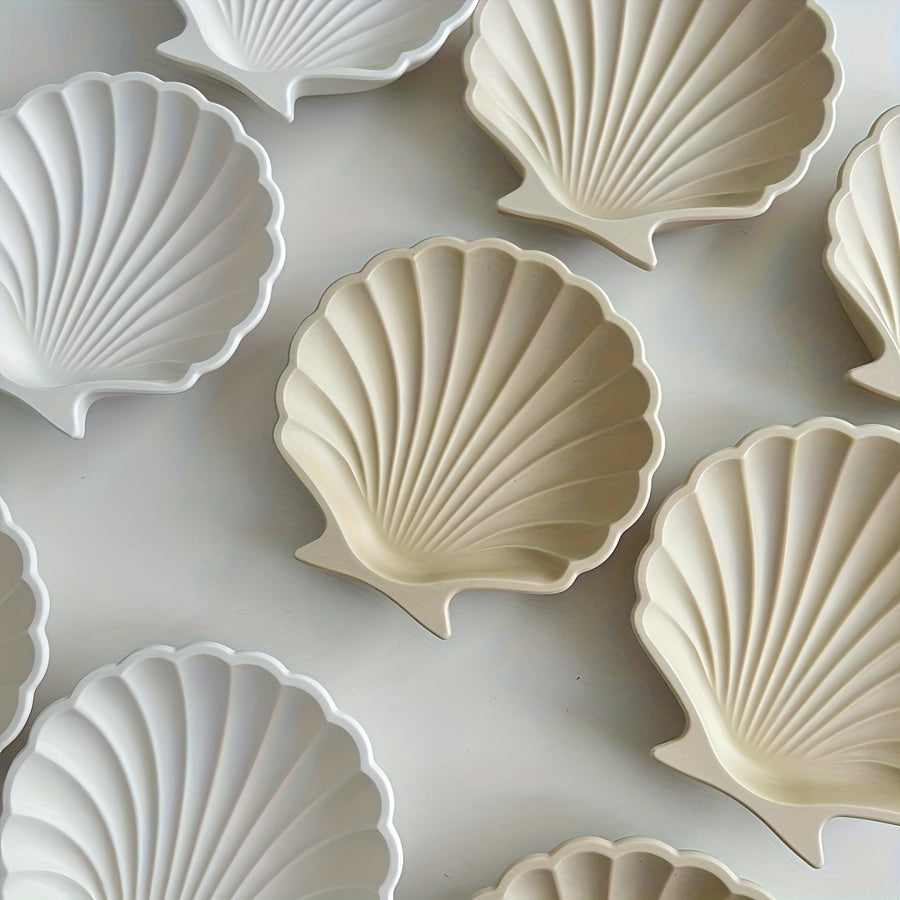 Silicone Ocean Shell Mold for DIY Plaster Ornaments and Storage Plates