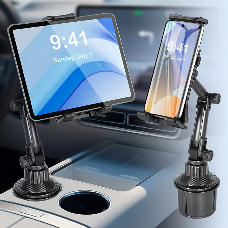 Universal Car Cup Holder Mount for Tablets and Smartphones ABS Waterproof Rotatable