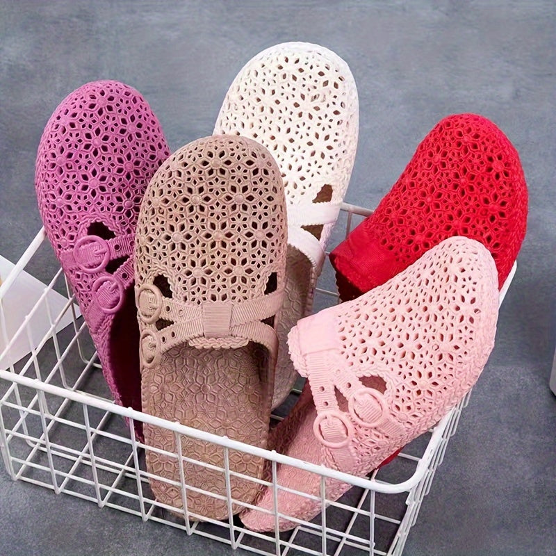 Women's Breathable Slippers Indoor Outdoor Comfortable Bathroom Shoes