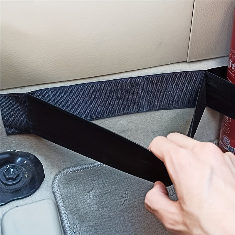 Car Trunk Tie Strap Organizer Storage Magic Tape Fixer for Most Cars