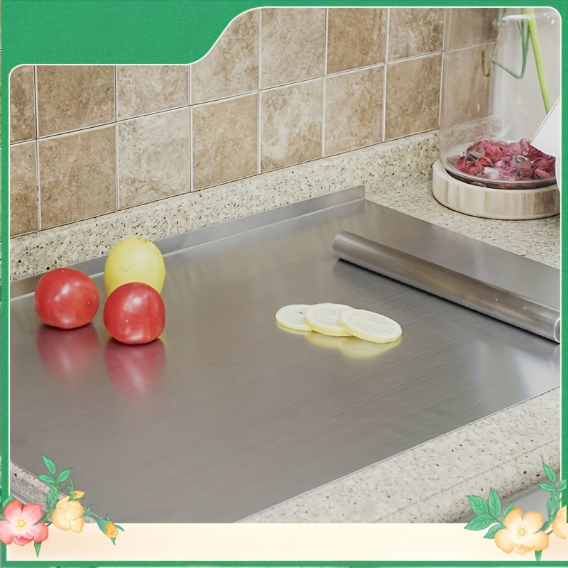 Stainless Steel Chopping Board 304 Grade Mold-Resistant Kitchen Cutting Board
