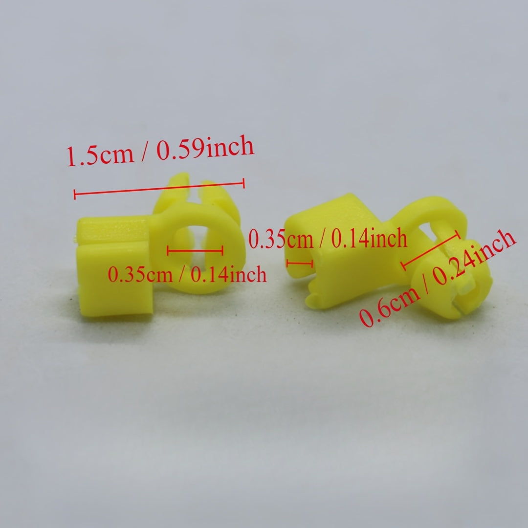 50pcs Universal Car Door Lock Block Snap Fixes Door Handle Pull Wire