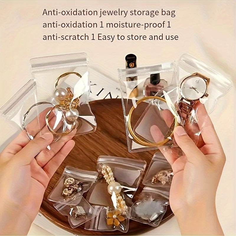 20 Sets of 40 Pieces Anti-Oxidation Jewelry Storage Bags Plastic Moisture-Proof Scratch-Resistant Organizer