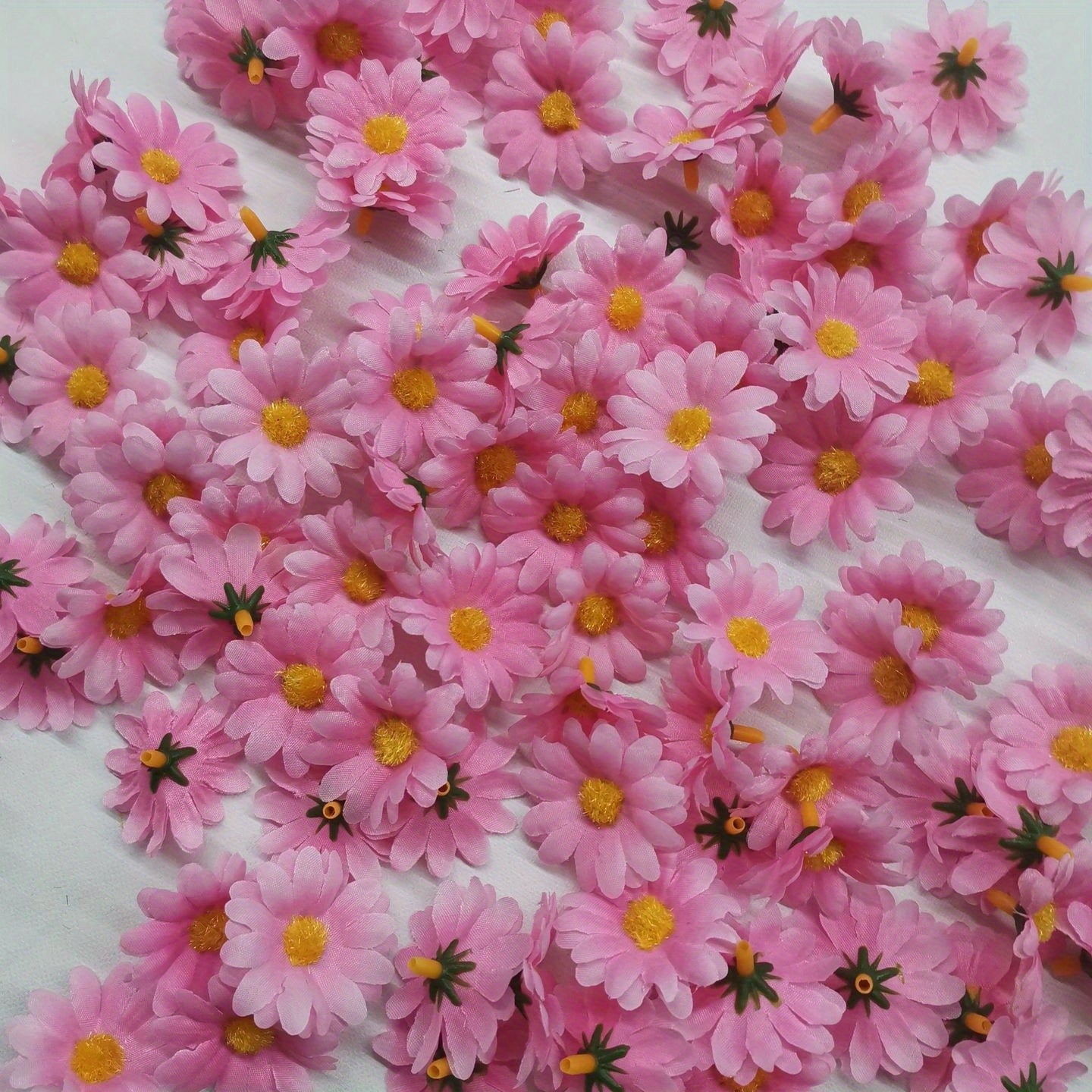 Artificial Daisy Flowers 100/200 Pieces 4cm Sunflower Heads for Decor
