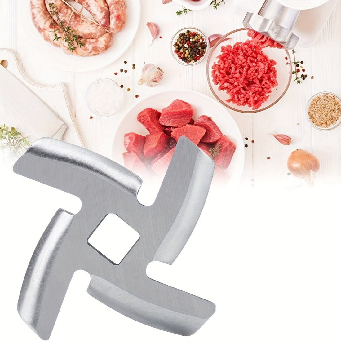 Juego de cuchillas de acero inoxidable para molinillo de carne para accesorios de mezcladora de cocina

Source:
Stainless Steel Meat Grinder Blades Set for Kitchen Mixer Accecsories