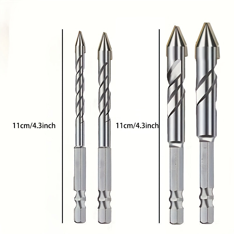Kafel, beton, shisha, yog'och va metall uchun innovatsion quruq burg'ulash bit.