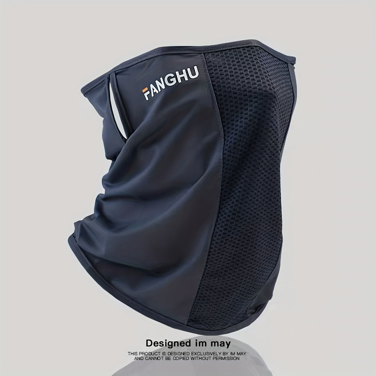 Unisex Breathable Mesh Face Mask with Sunscreen and Anti-UV Lightweight Sports Neck Gaiter