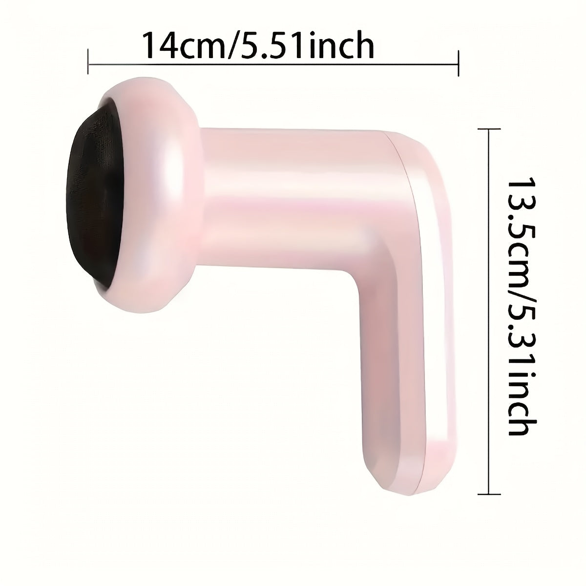 Qayta zaryadlanadigan YX-720 5-boshli massajchi, 6-tezlikli ixcham tugma bilan boshqariladigan