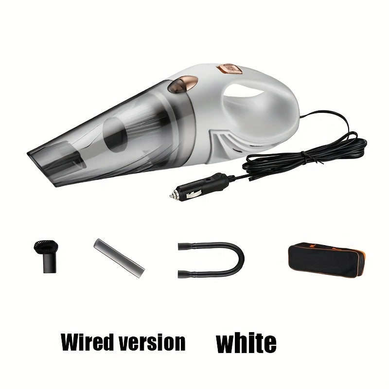 Wired Handheld Car Vacuum Cleaner High Power Strong Suction for Cars and Homes