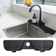 Silicone Sink Accessories Set Including Splash Pad Faucet Pad Drain Pad and Handle Drip Tray for Kitchen and Bathroom