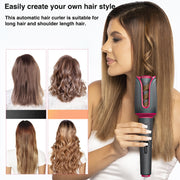 Rizador de cabello automático de 32mm con tecnología de iones negativos, 3 configuraciones de temperatura y temporizador