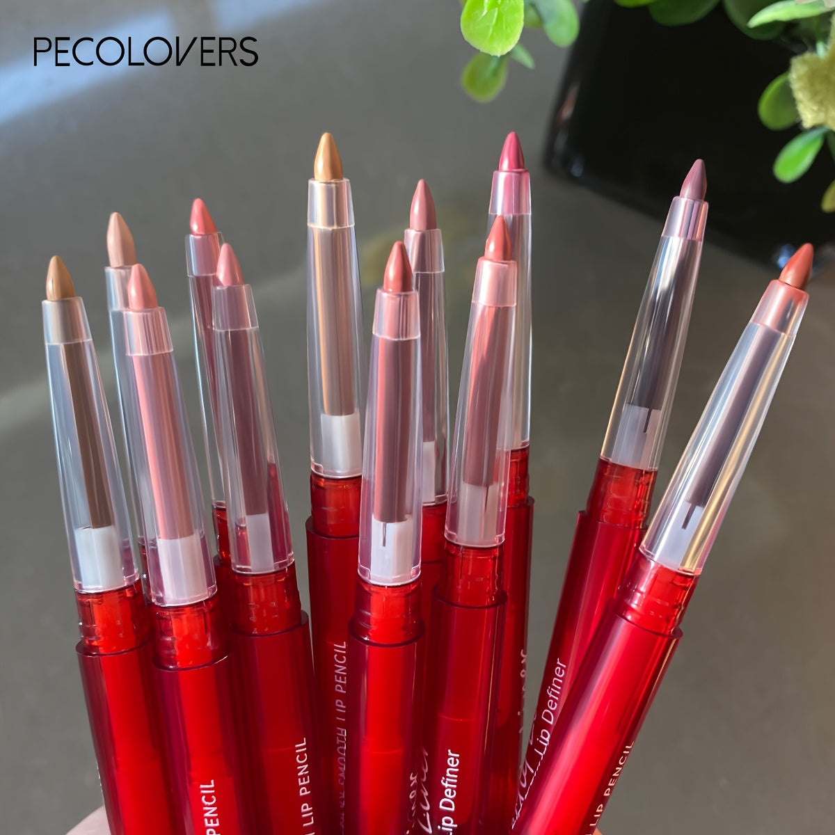 Lápiz labial mate nude para mujer, lápiz de labios de larga duración, a prueba de agua