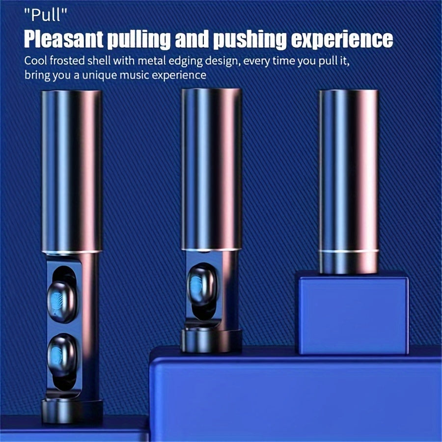 Mini Wireless Earbuds with Torchlight HD Sound Touch Control Handsfree Calling for Gaming Outdoor