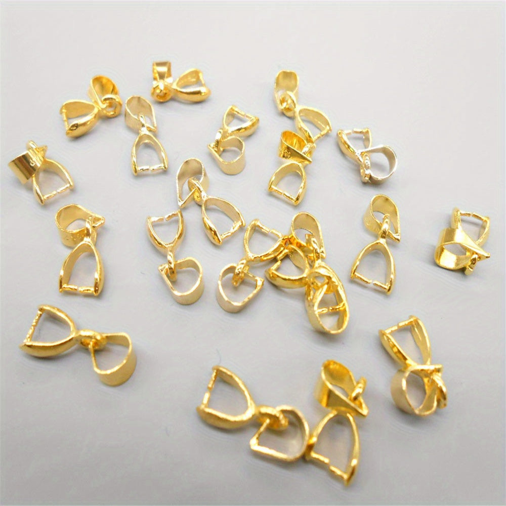 Set of 50/100 Melon Seed Design Buckle Charms Jewelry Findings for Beading and Accessories
