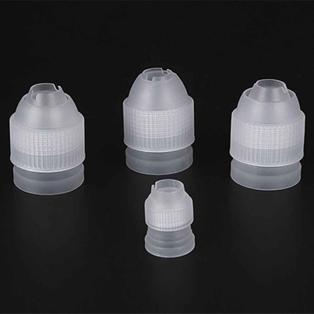 Set of 4 Baking Tools with Piping Bags Frosting Tips and Couplers