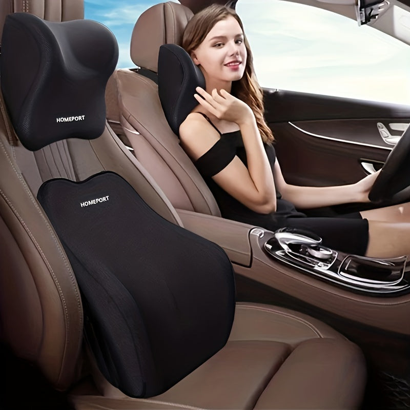 Car Lumbar Support Pillow Made from Memory Foam for Back Pain Relief