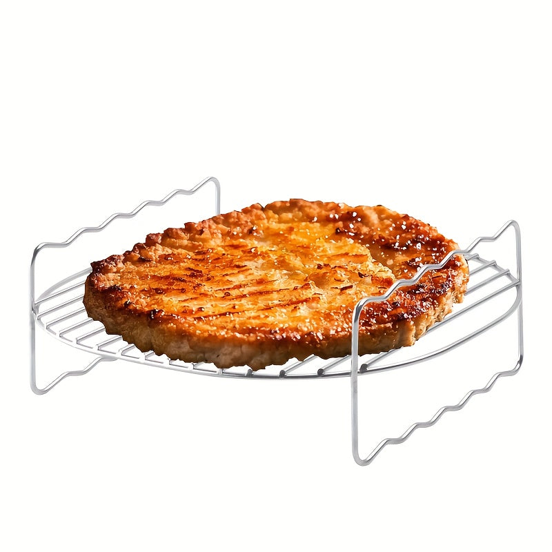 Набор из нержавеющей стали для фритюра с шампурами и решеткой для духовки, микроволновки и аэрогриля