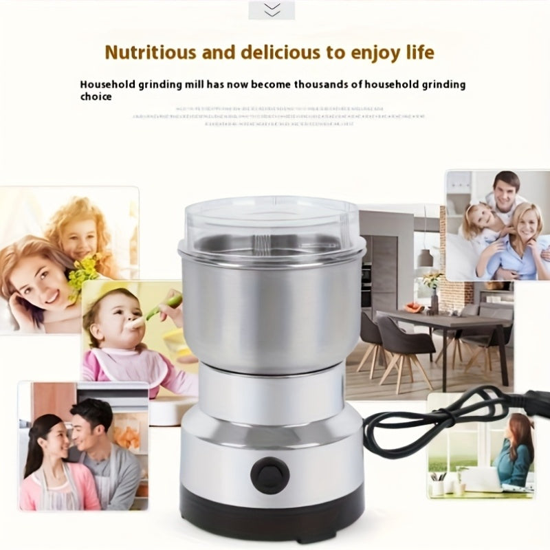 Compact grain mill for kitchen powerful grinder for home use wall-mounted crusher 220-240V