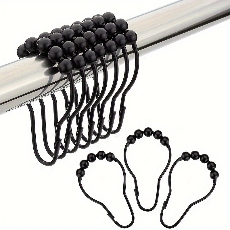 Set of 12 Novelty Stainless Steel Bathroom Hooks for Hanging Towels and Robes