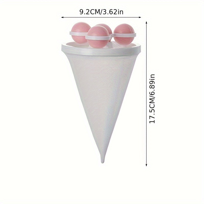 Qayta ishlatiladigan kir yuvish tarmog'i sumkasi, it va mushuk tuklari va changni olib tashlash uchun, to'qima filtri, binafsha rangli naylon